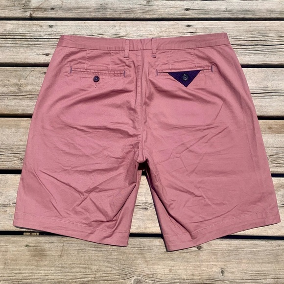 Ted Baker London Men’s Shorts - Size 36R, Dusty Rose - Picture 2 of 10